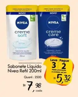 Giassi Supermercados Sabonete Liquido Nivea Refil oferta