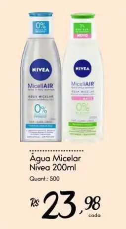Giassi Supermercados Água Micelar Nivea oferta