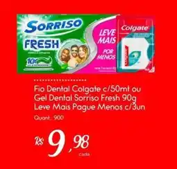Giassi Supermercados Fio Dental Colgate oferta