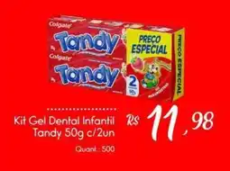 Giassi Supermercados Kit Gel Dental Infantil Tandy oferta