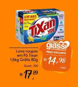 Giassi Supermercados Lava-roupas em Pó Tixan oferta