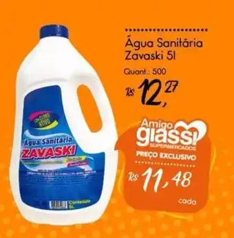 Giassi Supermercados Água Sanitária Zavaski oferta