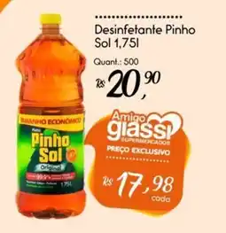 Giassi Supermercados Desinfetante Pinho Sol oferta