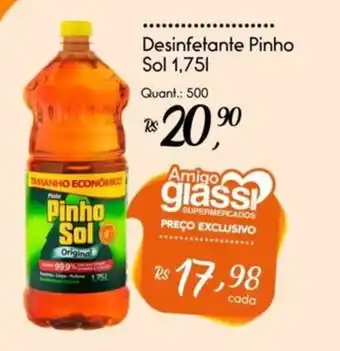 Giassi Supermercados Desinfetante Pinho Sol oferta