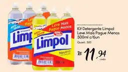 Giassi Supermercados Kit Detergente Limpol Leve Mais Pague Menos oferta