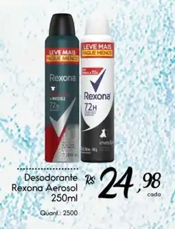 Giassi Supermercados Desodorante Rexona Aerosol oferta