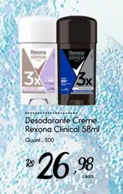 Giassi Supermercados Desodorante Creme Rexona Clinical oferta