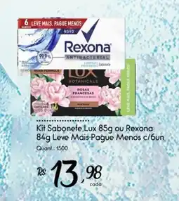 Giassi Supermercados Kit Sabonete Lux ou Rexona oferta