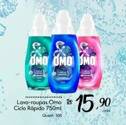 Giassi Supermercados Lava-roupas Omo Ciclo Rápido oferta