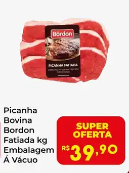 Semar Supermercado Picanha Bovina Bordon Fatiada Embalagem oferta