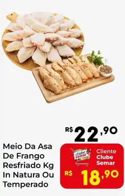 Semar Supermercado Meio Da Asa De Frango Resfriado In Natura Ou Temperado oferta