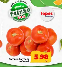 Lopes Supermercados Tomate-Carmem a Granel oferta
