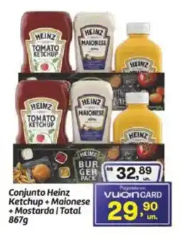 Fort Atacadista Conjunto Heinz Ketchup + Maionese + Mostarda | Total oferta