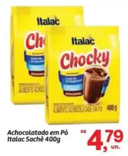 Fort Atacadista Achocolatado em Pó Italac Sachê oferta