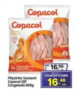 Fort Atacadista Filezinho Sassami Copacol IQF Congelado oferta