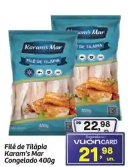 Fort Atacadista FILE DE TILAPIA Karam's Mar Congelado oferta