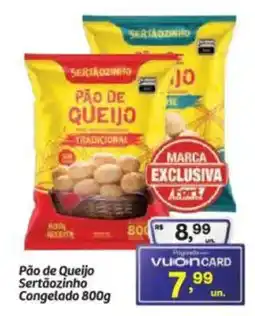 Fort Atacadista Pão de Queijo Sertãozinho Congelado oferta