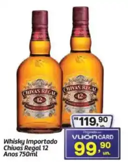 Fort Atacadista Whisky Importado Chivas Regal 12 Anos oferta
