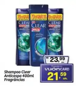 Fort Atacadista Shampoo Clear Anticaspa Fragrâncias oferta