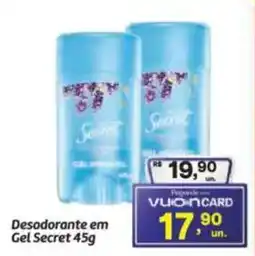 Fort Atacadista Desodorante em Gel Secret oferta