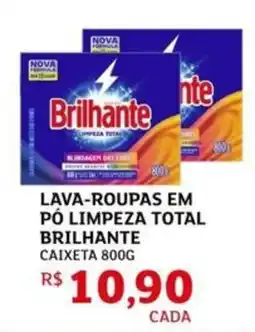 Assaí Atacadista Lava-roupas em pó limpeza total brilhante caixeta oferta
