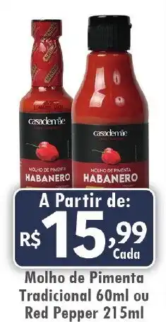Royal Supermercados Molho de Pimenta Tradicional ou Red Pepper oferta