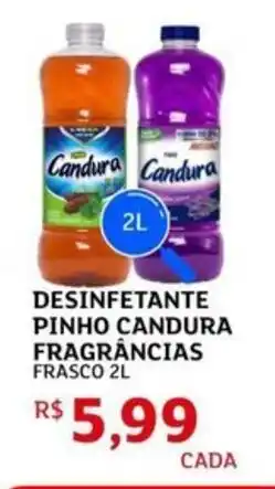 Assaí Atacadista Desinfetante pinho candura fragrâncias frasco oferta