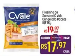 Muffato Filezinho de Sassami C Vale Congelado Pacote IQF oferta