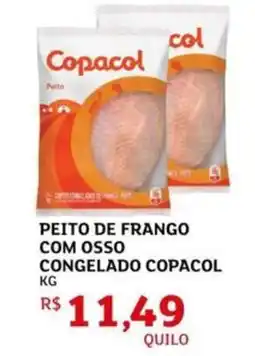 Assaí Atacadista Peito de frango com osso congelado copacol oferta