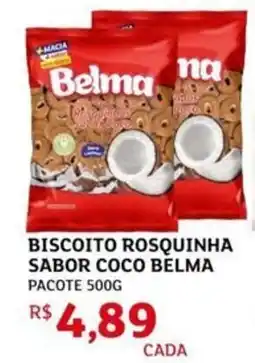 Assaí Atacadista Biscoito rosquinha sabor coco belma oferta