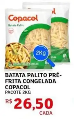 Assaí Atacadista Batata palito pré- frita congelada copacol pacote oferta