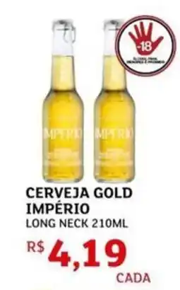 Assaí Atacadista Cerveja gold império long neck oferta