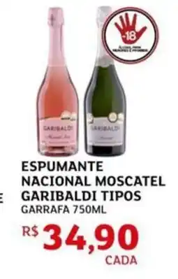 Assaí Atacadista Espumante nacional moscatel garibaldi tipos garrafa oferta