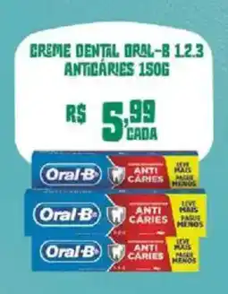 Bahamas Supermercados Creme dental oral-b 1.2.3 anticáries oferta