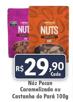 Royal Supermercados Nóz Pecan Caramelizada ou Castanha do Pará oferta