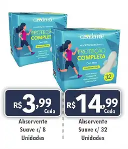 Royal Supermercados Absorvente Suave c/ 8 Unidades oferta