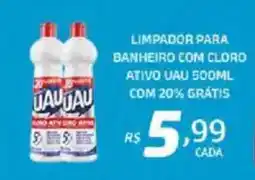 Bahamas Supermercados Limpador para banheiro com cloro ativo uau oferta