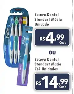 Royal Supermercados Escova Dental Standart Macia C/4 Unidades oferta