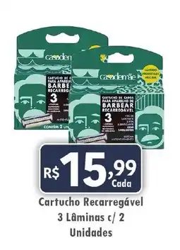 Royal Supermercados Cartucho Recarregável 3 Lâminas oferta