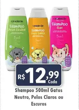 Royal Supermercados Shampoo Gatos Neutro, Pelos Claros ou Escuros oferta