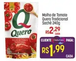 Muffato Molho de Tomate Quero Tradicional Sachê oferta