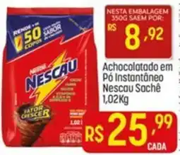 Muffato Achocolatado em Pó Instantâneo Nescau Sachê oferta