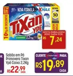 Muffato Sabão em Pó Primavera Tixan Ypê Caixa oferta