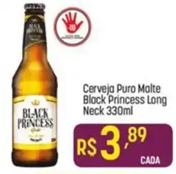 Muffato Cerveja Puro Malte Black Princess Long Neck oferta