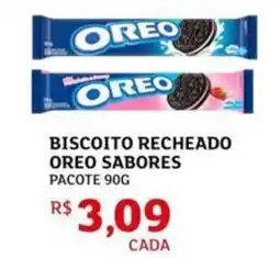 Assaí Atacadista Biscoito recheado oreo sabores oferta
