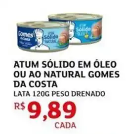 Assaí Atacadista Atum sólido em óleo ou ao natural gomes da costa oferta