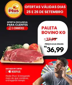 Rede Plus Supermercados Paleta bovino oferta