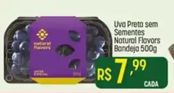 Muffato Uva Preta sem Sementes Natural Flavors Bandeja oferta