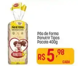 Muffato Pão de Forma Panutrir Tipos Pacote oferta