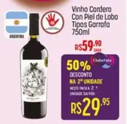 Muffato Vinho Cordero Con Piel de Lobo Tipos Garrafa oferta